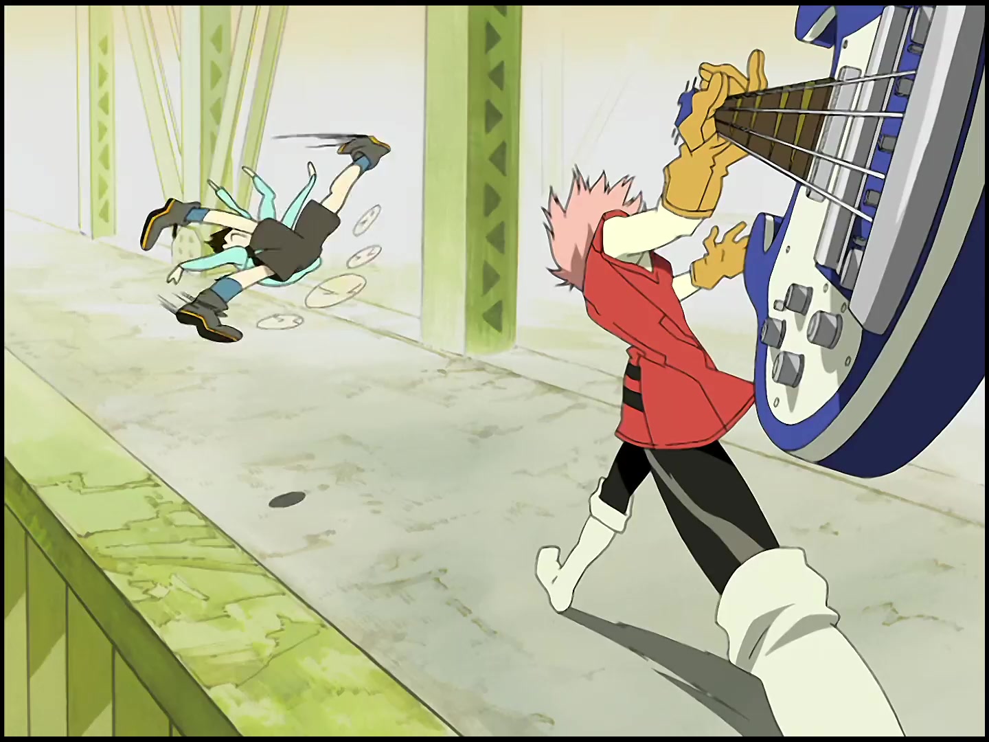 [Tsukyio Editing Resources] FLCL (Episode 1) Raw Clips (96) (tsukyio.com).mp4